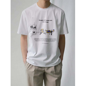  Tricou bărbați Salvarea picturilor din foc